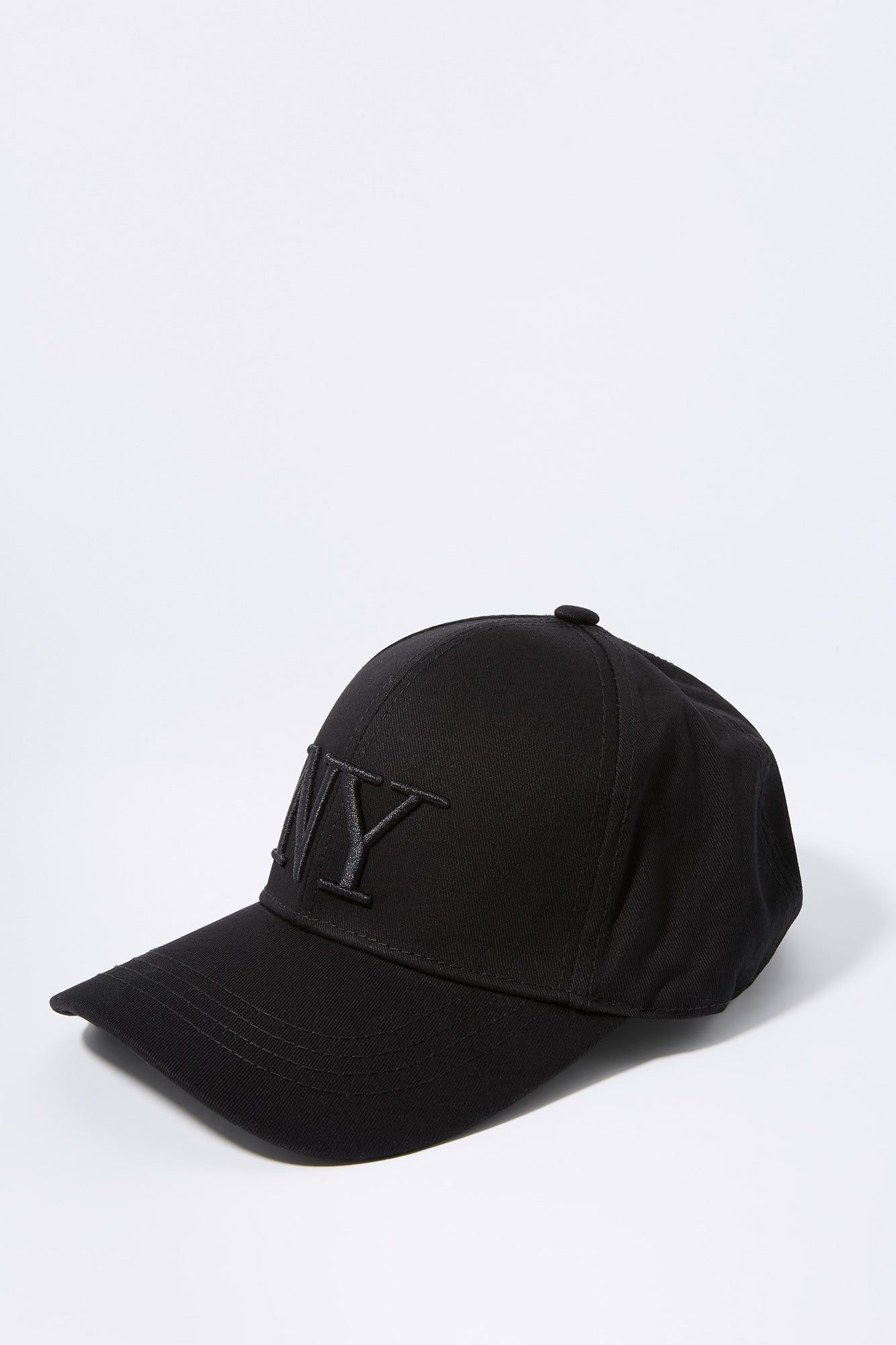 Black NY Embroidered Baseball Hat sold by Charlotte Russe product image thumbnail 2
