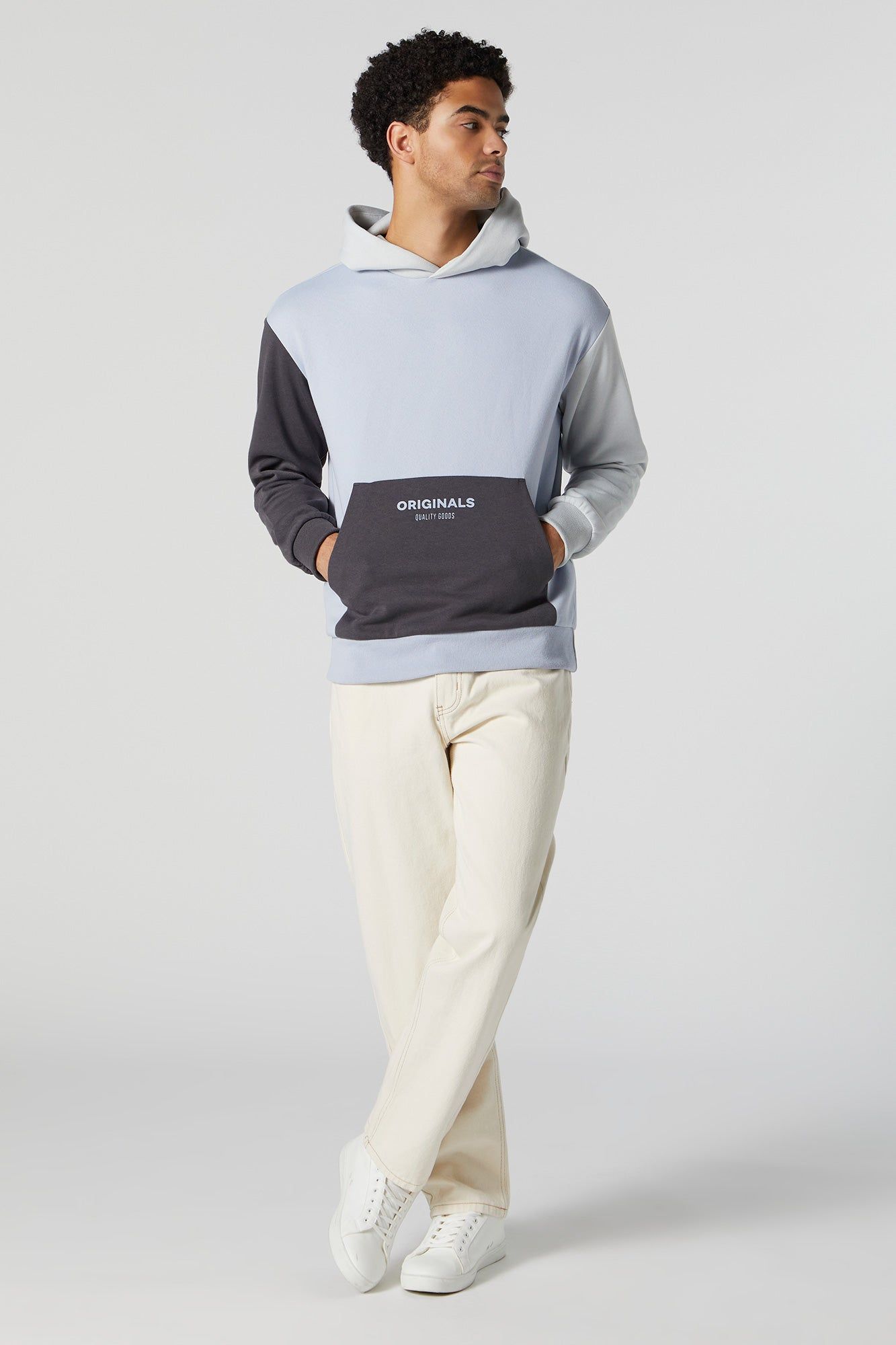 Fleece Originals Graphic Colourblock Hoodie sold by Charlotte Russe product image thumbnail 3