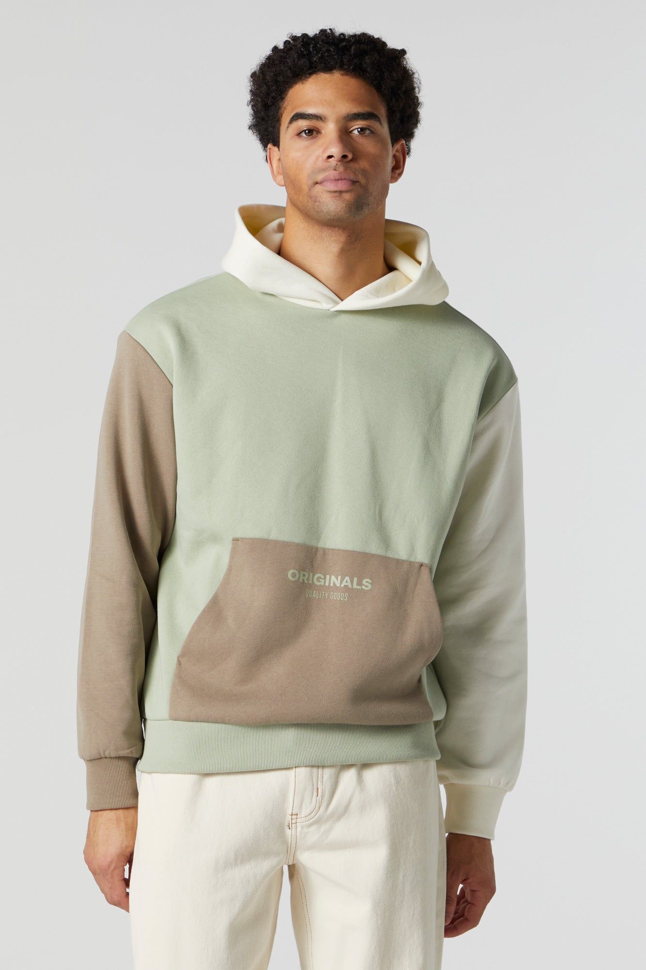 Fleece Originals Graphic Colourblock Hoodie sold by Charlotte Russe product image thumbnail 5