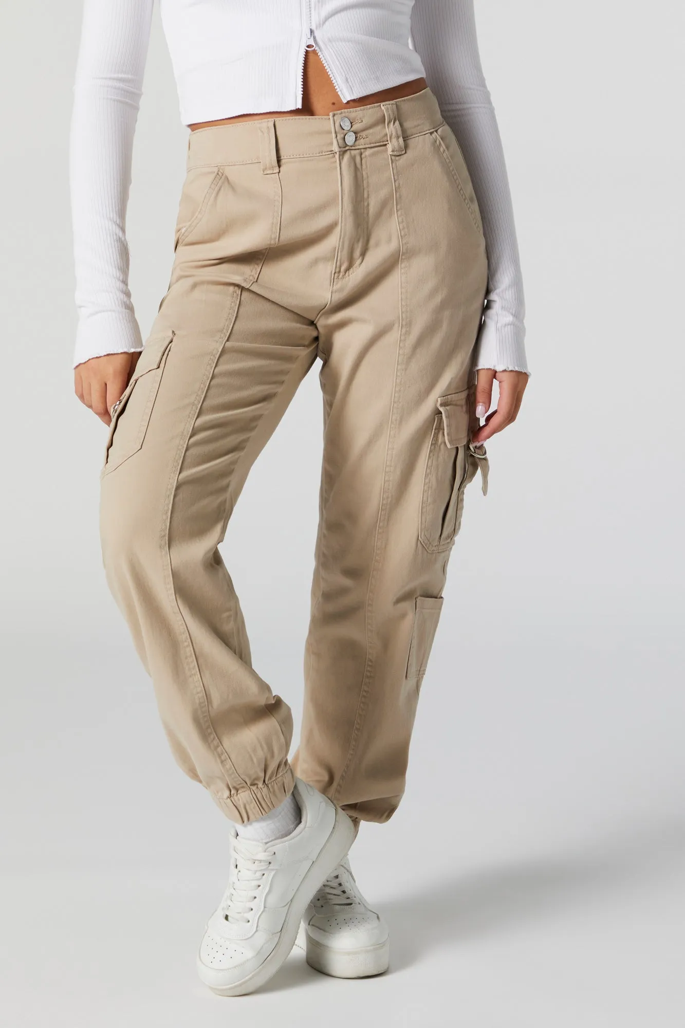 Multi Cargo Pocket Jogger sold by Charlotte Russe product image thumbnail 5