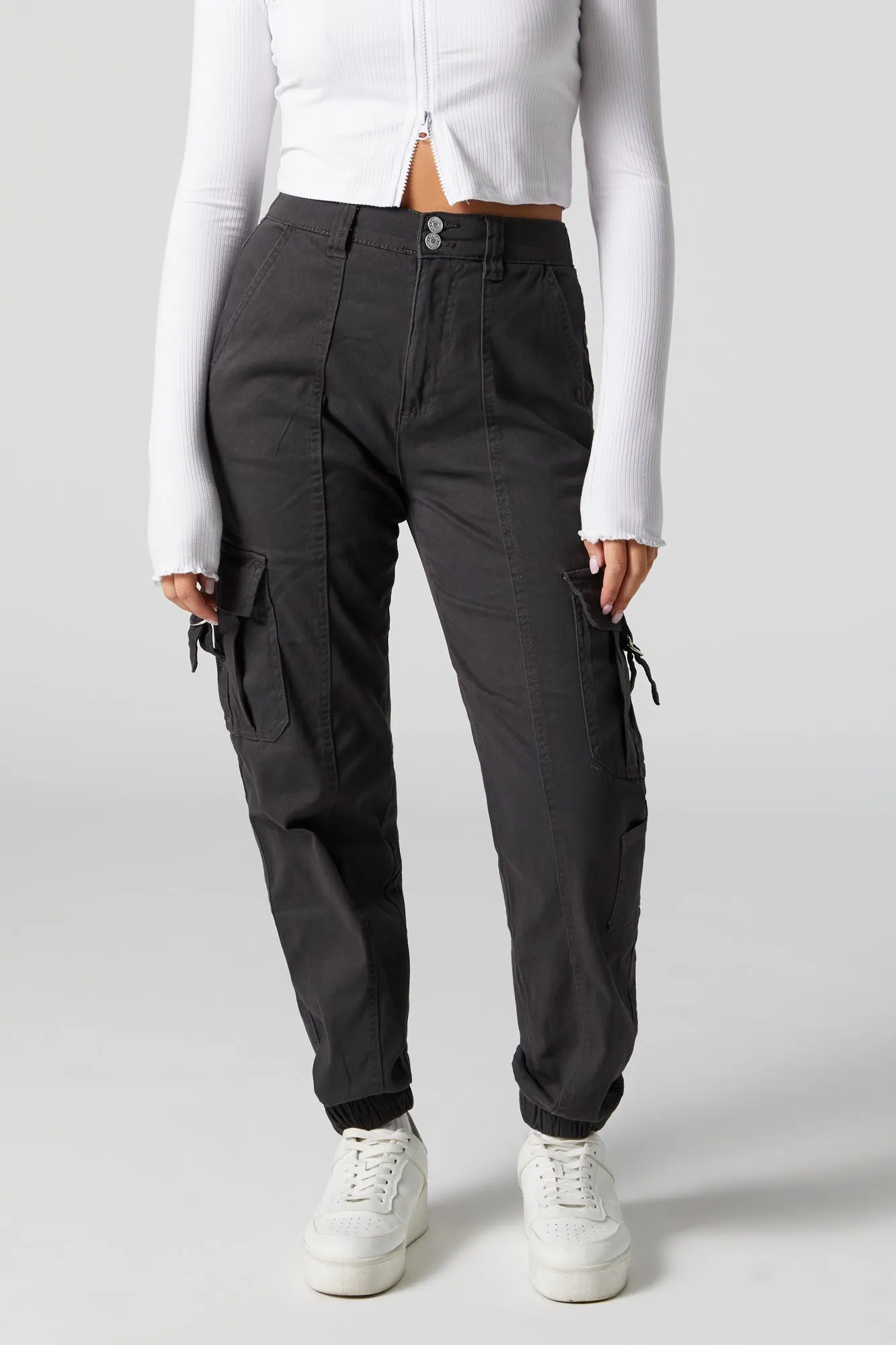 Multi Cargo Pocket Jogger sold by Charlotte Russe product image thumbnail 2