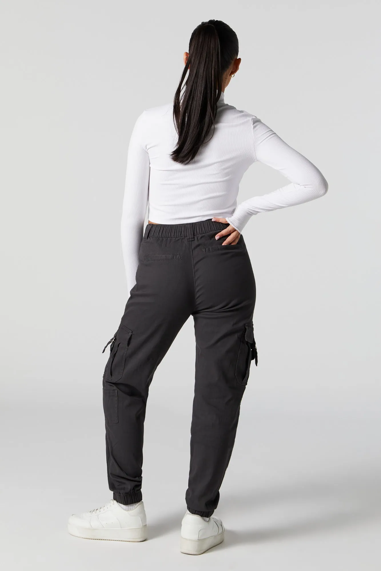 Multi Cargo Pocket Jogger sold by Charlotte Russe product image thumbnail 3