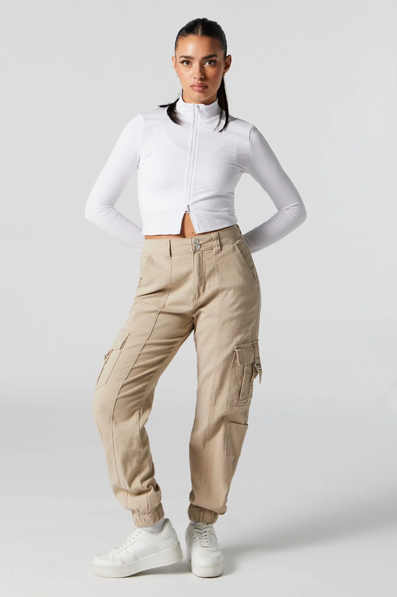 Multi Cargo Pocket Jogger sold by Charlotte Russe product image thumbnail 4