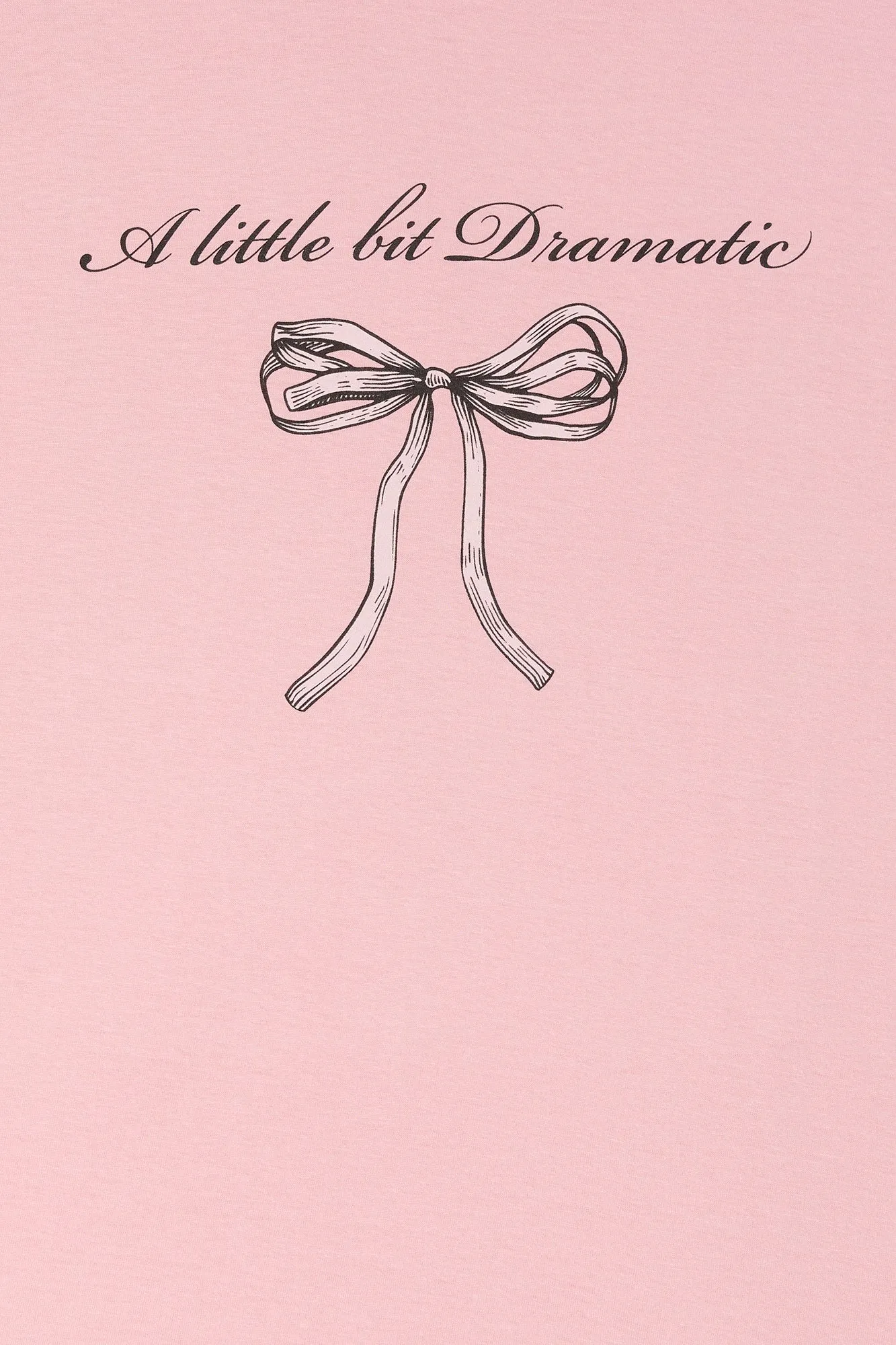 Little Bit Dramatic Graphic Boyfriend T-Shirt sold by Charlotte Russe product image thumbnail 2