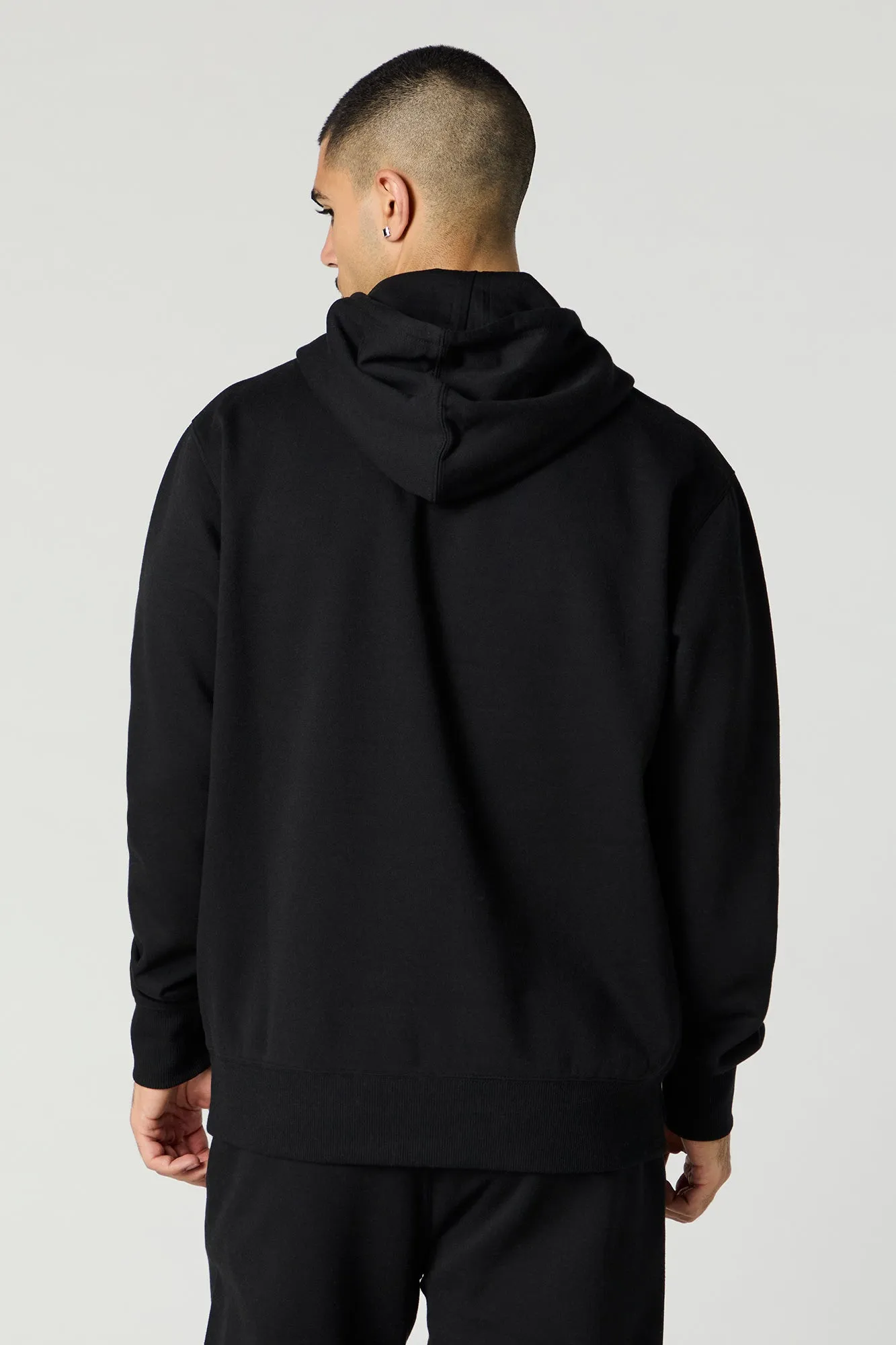 Everyday Solid Fleece Hoodie sold by Charlotte Russe product image thumbnail 5