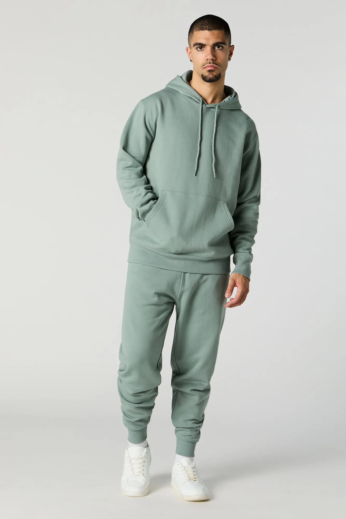 Everyday Solid Fleece Hoodie sold by Charlotte Russe product image thumbnail 3