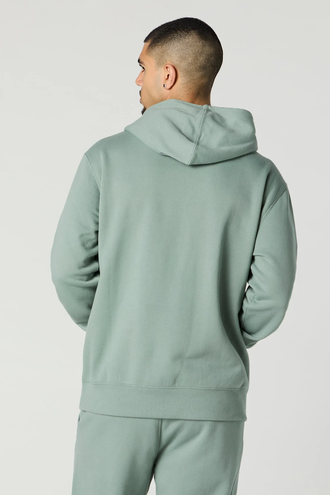 Everyday Solid Fleece Hoodie sold by Charlotte Russe product image thumbnail 2