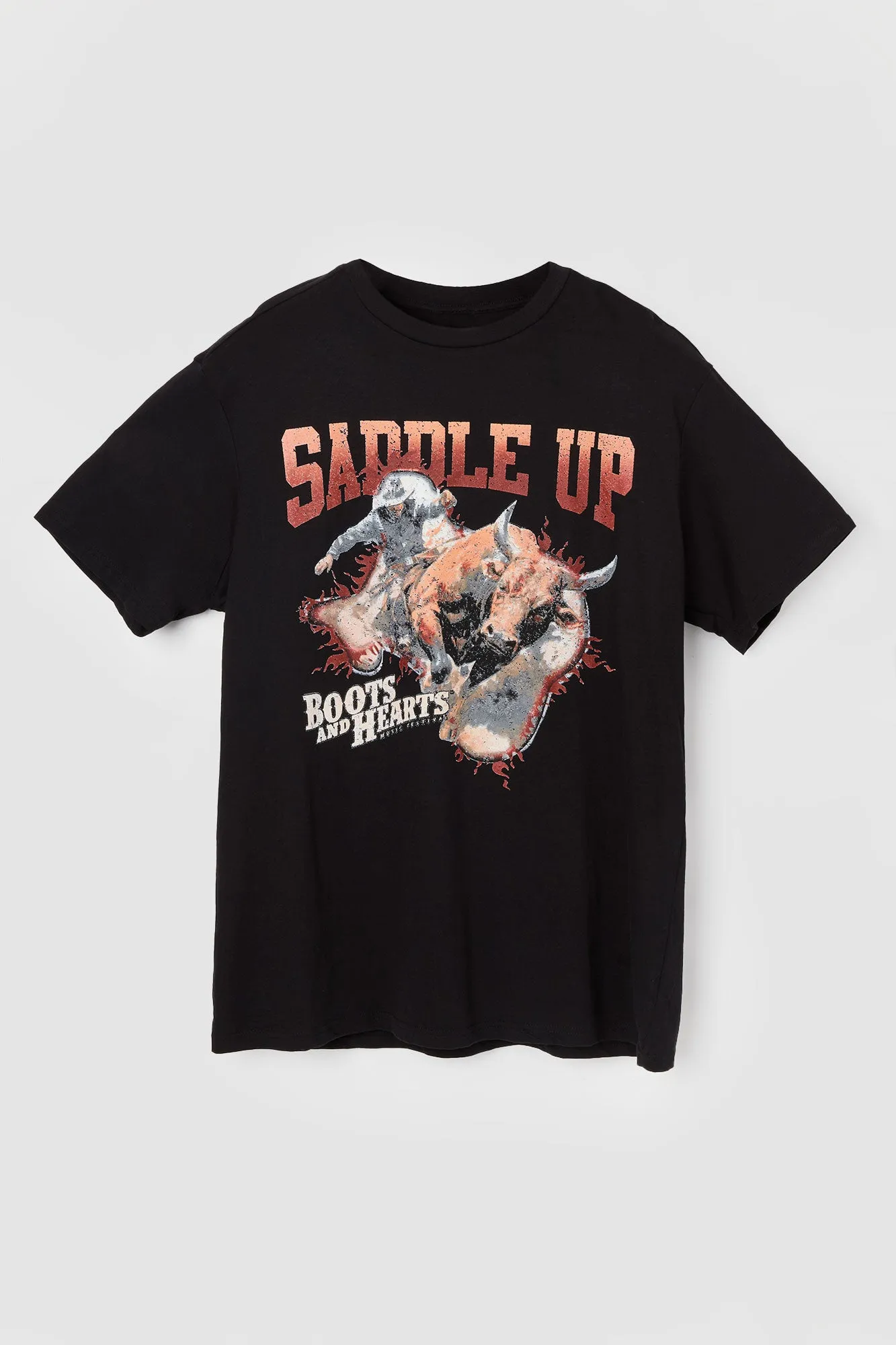 Boots and Hearts Saddle Up Graphic T-Shirt sold by Charlotte Russe product image thumbnail 4