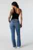 Austin Medium Wash Low Rise Flare Jean sold by Charlotte Russe