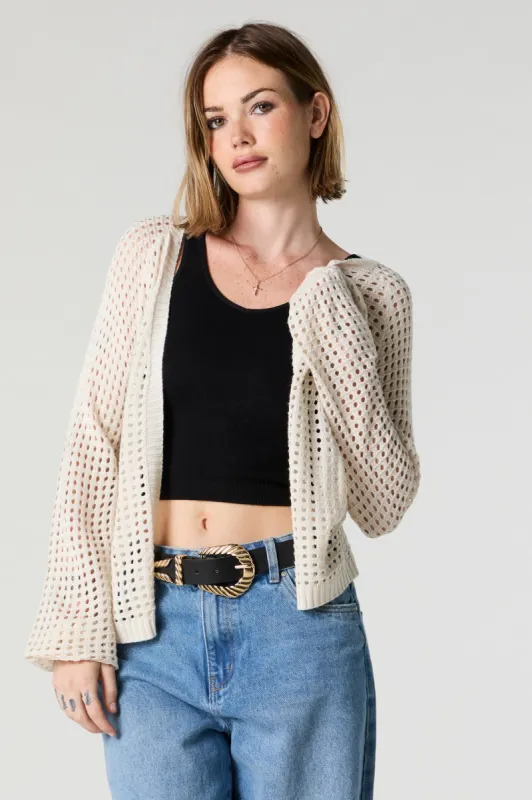 Open Knit Cardigan sold by Charlotte Russe