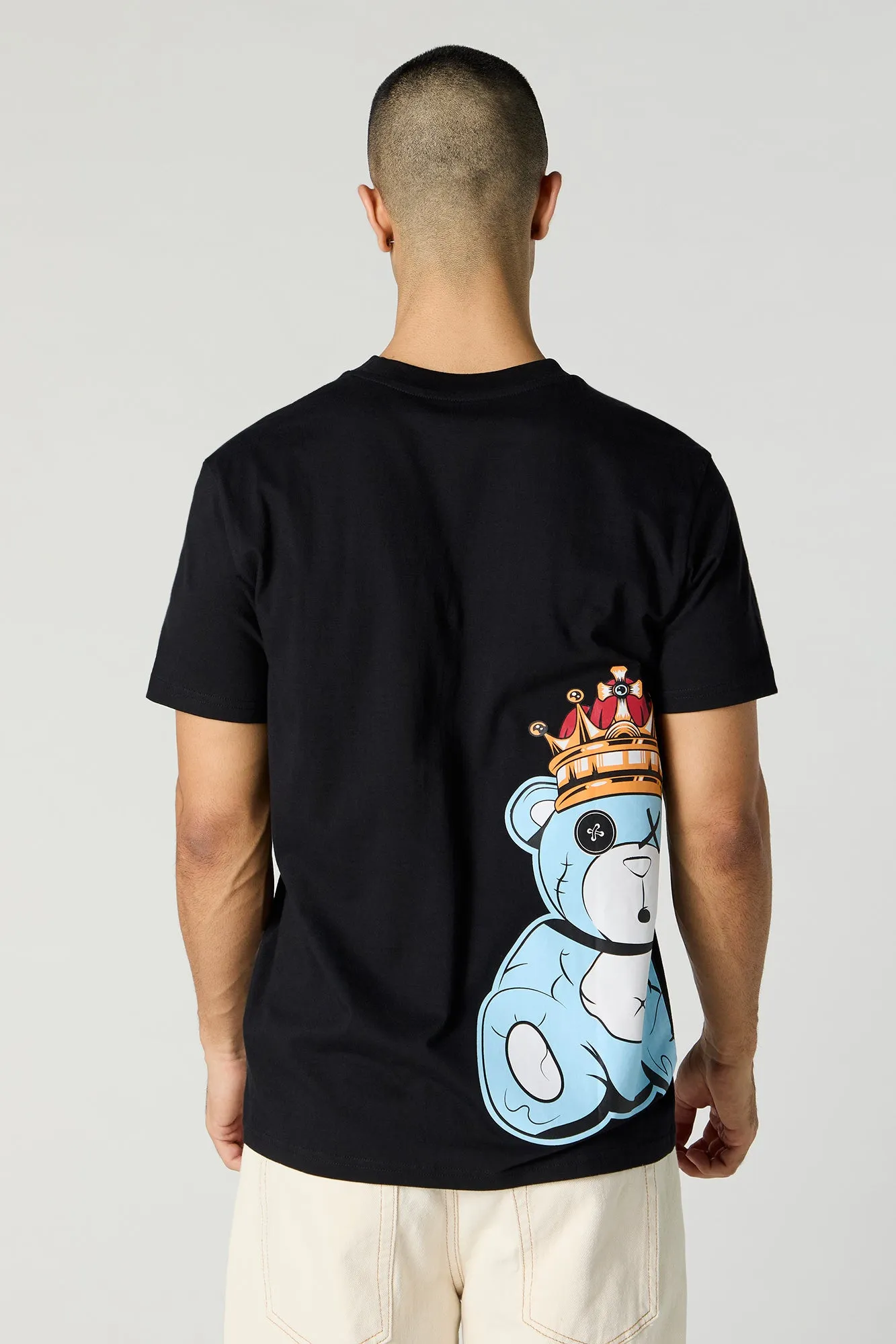 King Teddy Graphic T-Shirt sold by Charlotte Russe product image thumbnail 3