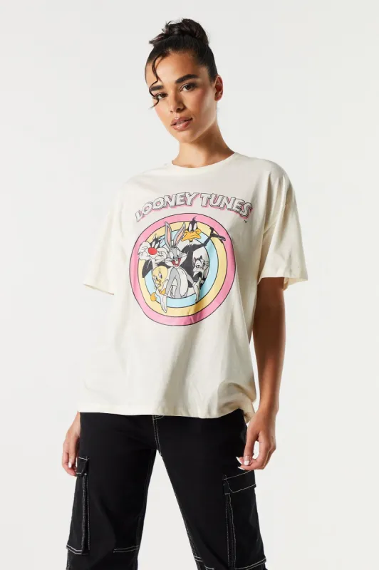 Looney Tunes Graphic Boyfriend T-Shirt sold by Charlotte Russe