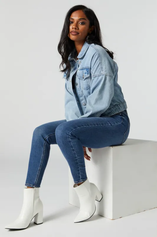 Miami Dark Wash High Rise Skinny Jean sold by Charlotte Russe