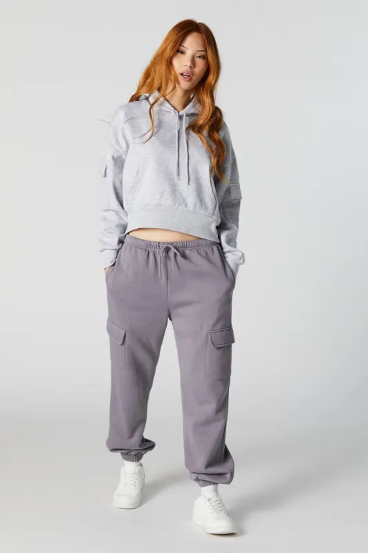 Fleece Cargo Jogger sold by Charlotte Russe