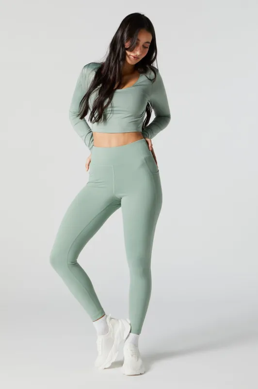 Active Side Pocket Legging sold by Charlotte Russe