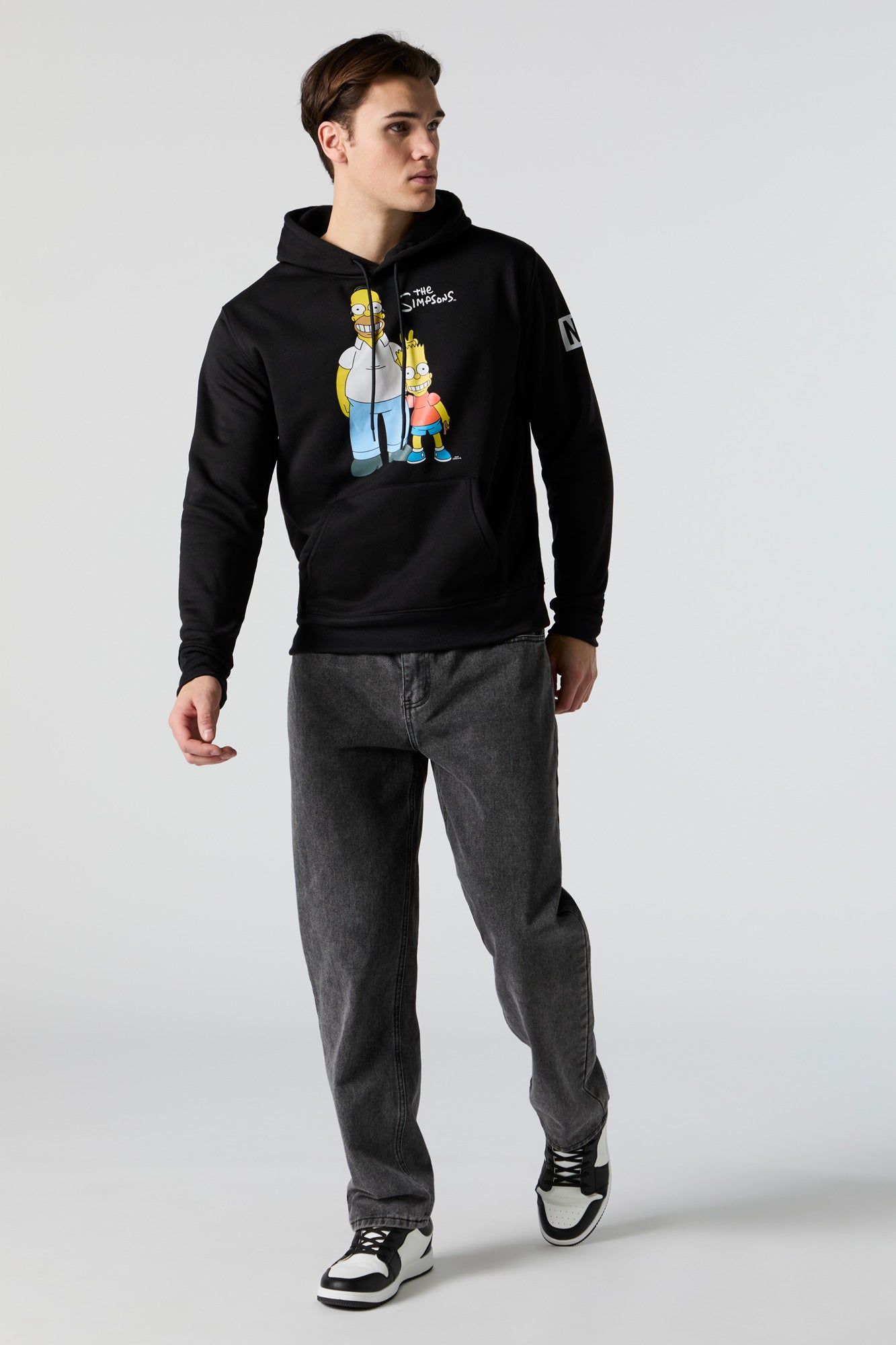 The Simpsons Graphic Fleece Hoodie sold by Charlotte Russe product image thumbnail 4