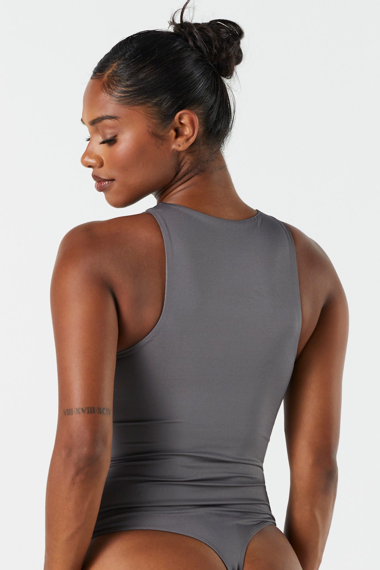 Contour High Neck Sleeveless Bodysuit sold by Charlotte Russe product image thumbnail 15