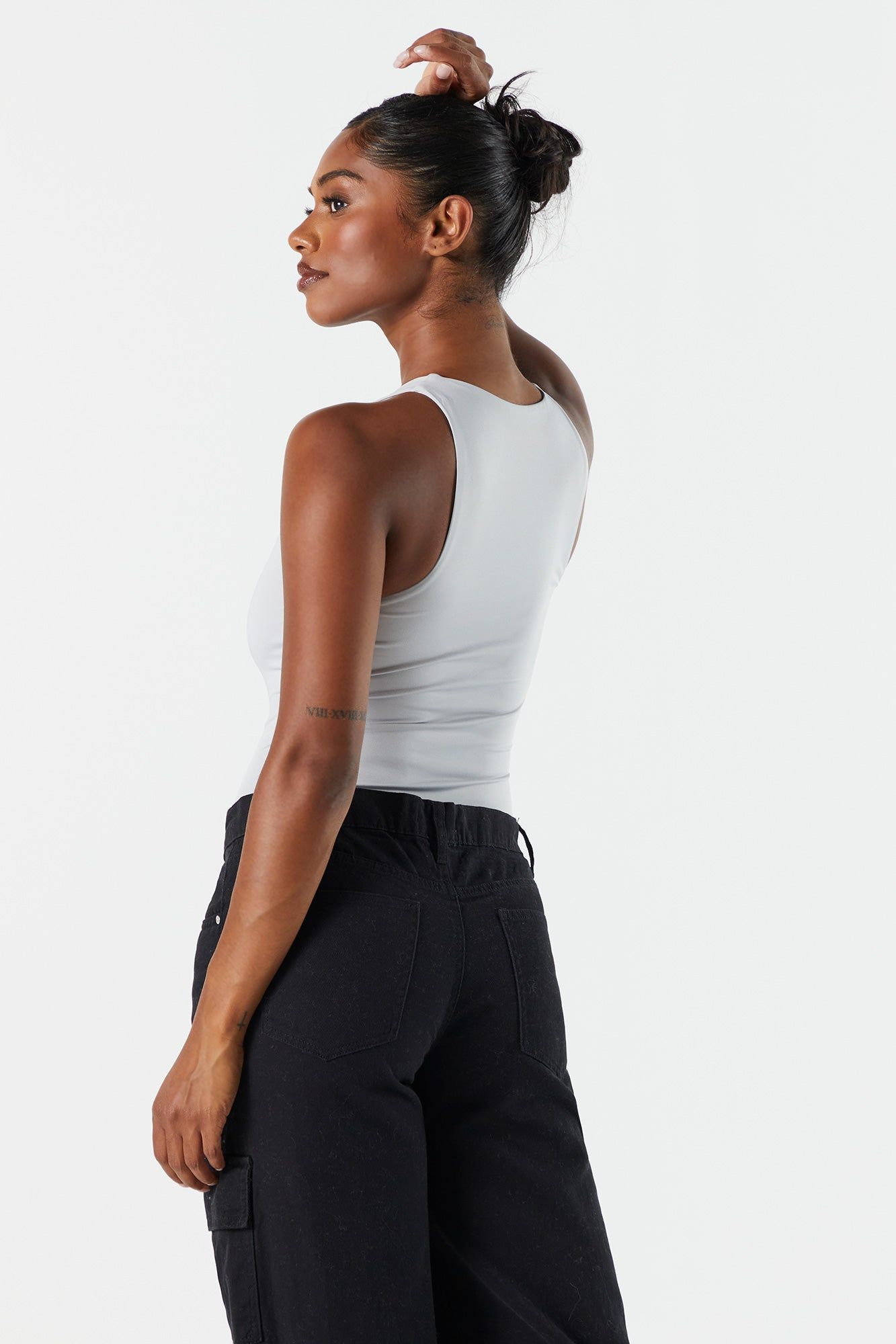 Contour High Neck Sleeveless Bodysuit sold by Charlotte Russe product image thumbnail 18