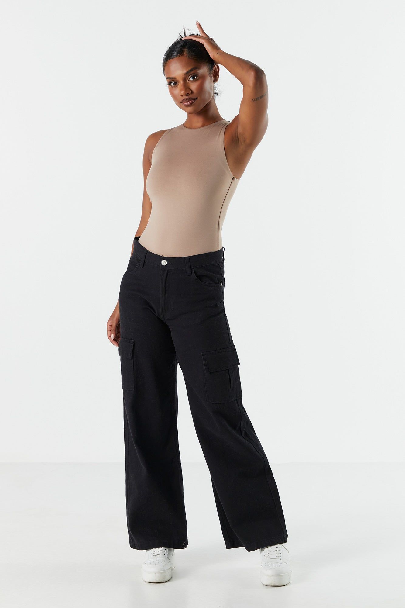 Contour High Neck Sleeveless Bodysuit sold by Charlotte Russe product image thumbnail 26