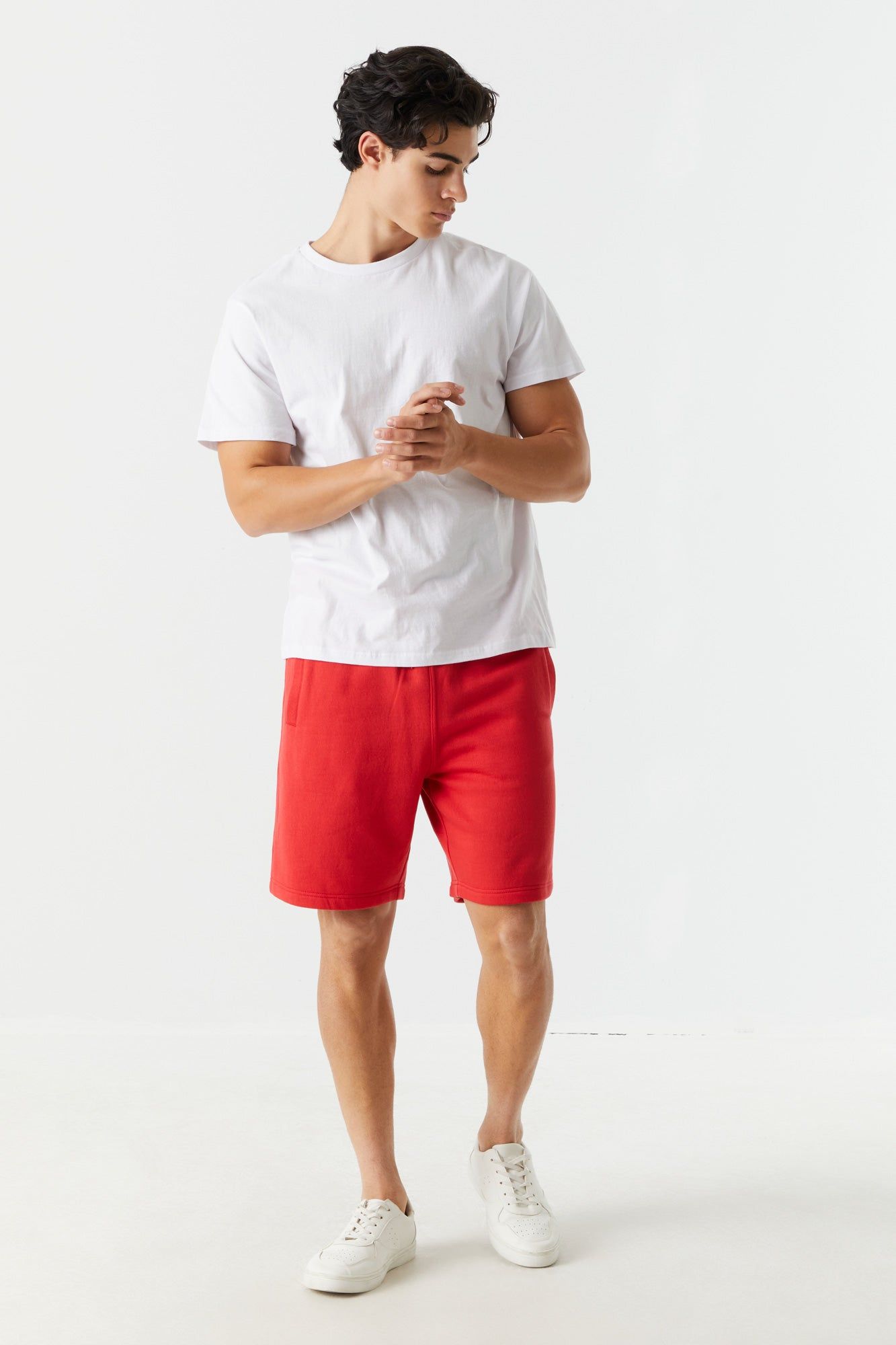 Colored Basic Everyday Fleece Short sold by Charlotte Russe product image thumbnail 9