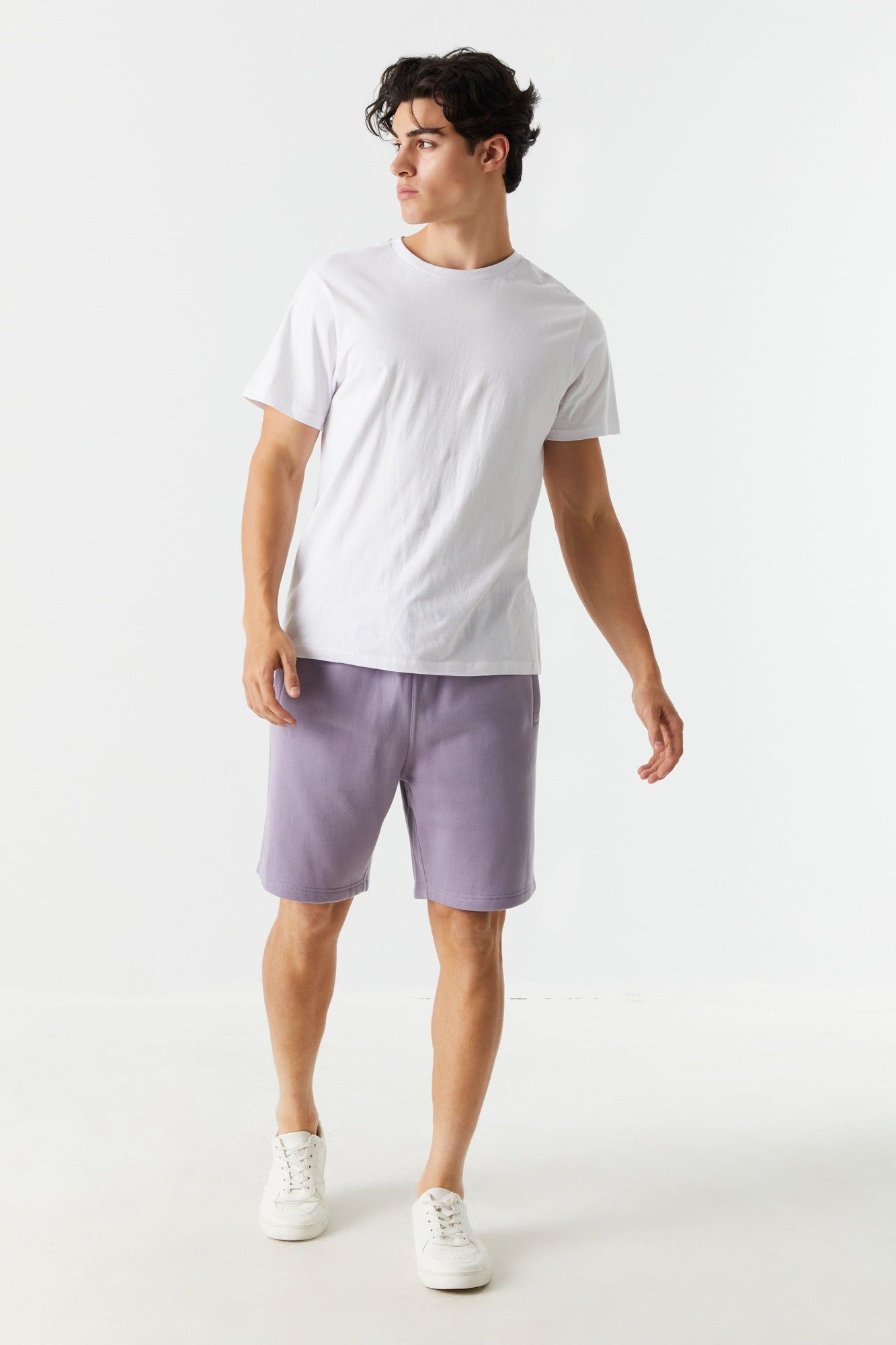 Colored Basic Everyday Fleece Short sold by Charlotte Russe product image thumbnail 3