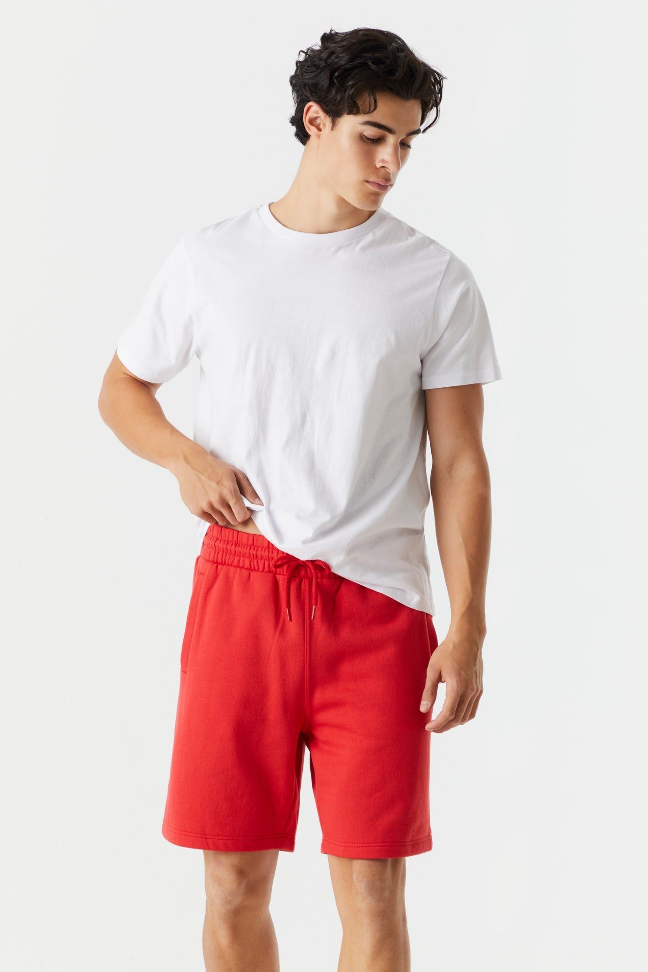 Colored Basic Everyday Fleece Short sold by Charlotte Russe product image thumbnail 7