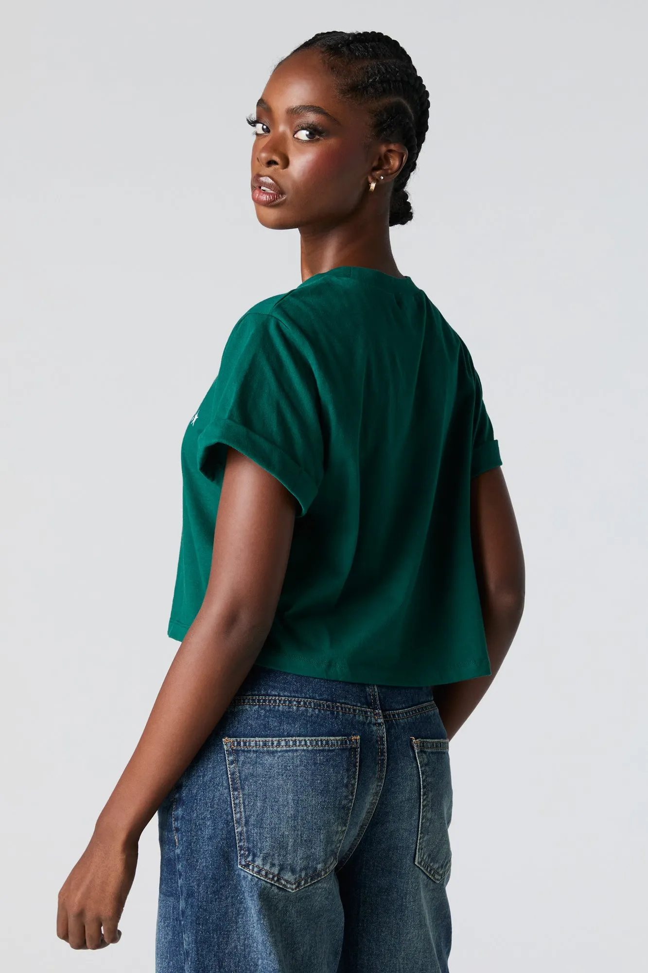 Written in Stars Graphic Boxy T-Shirt sold by Charlotte Russe product image thumbnail 2