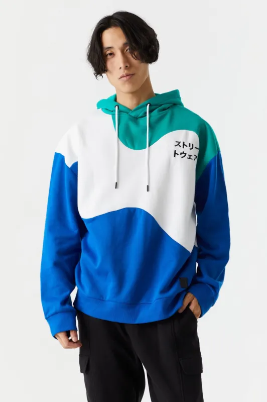 Swirl Colour Block Hoodie sold by Charlotte Russe