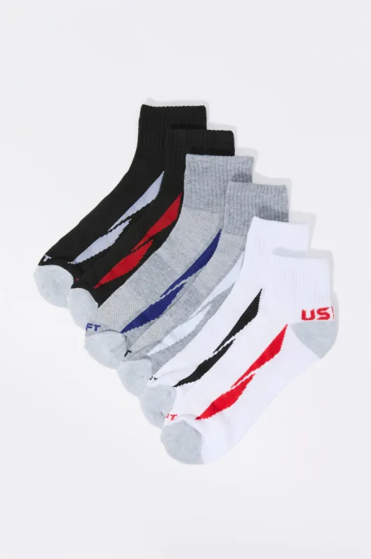 Assorted Athletic Quarter Socks (6 Pack) sold by Charlotte Russe