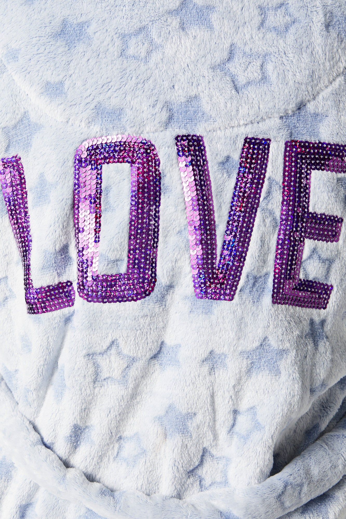 Star Print Plush Robe sold by Charlotte Russe product image thumbnail 3