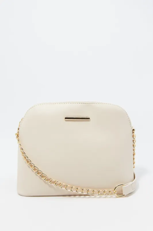 Zip-Up Dome Crossbody Bag sold by Charlotte Russe