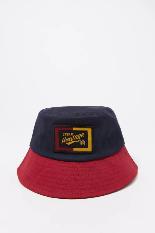 Urban Heritage Patch Two Tone Bucket Hat sold by Charlotte Russe