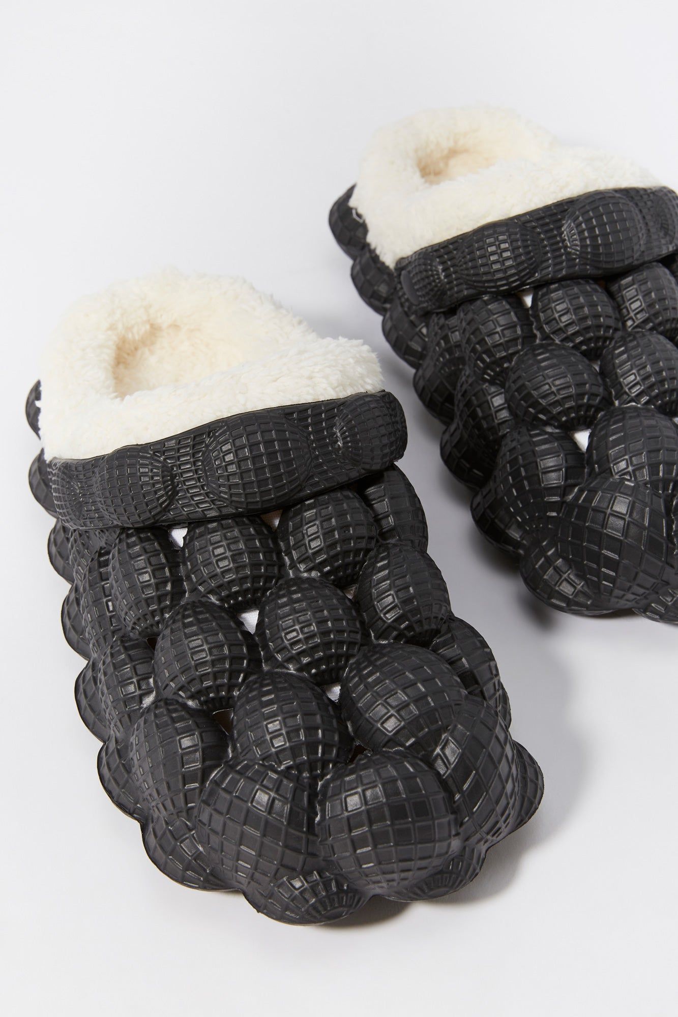 Faux Fur Lined Bubble Slide sold by Charlotte Russe product image thumbnail 5