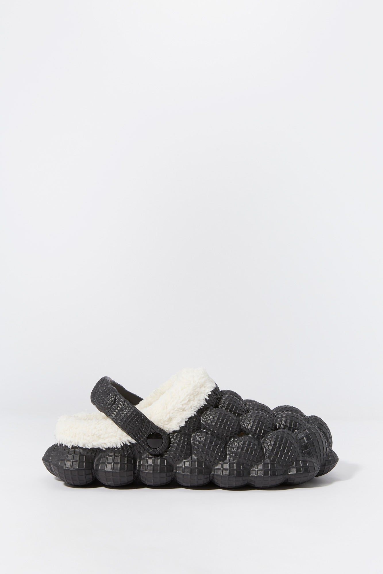 Faux Fur Lined Bubble Slide sold by Charlotte Russe product image thumbnail 2