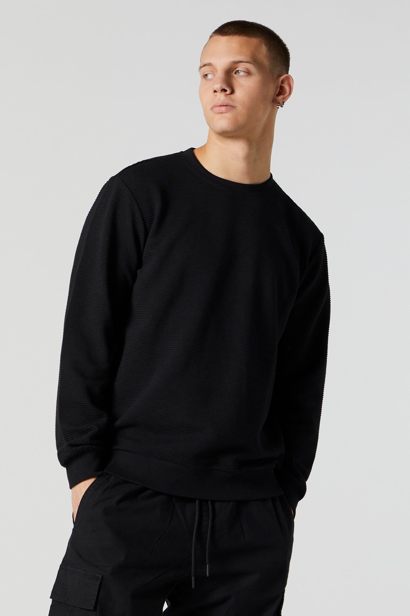 Fleece Sweatshirt sold by Charlotte Russe product image thumbnail 4