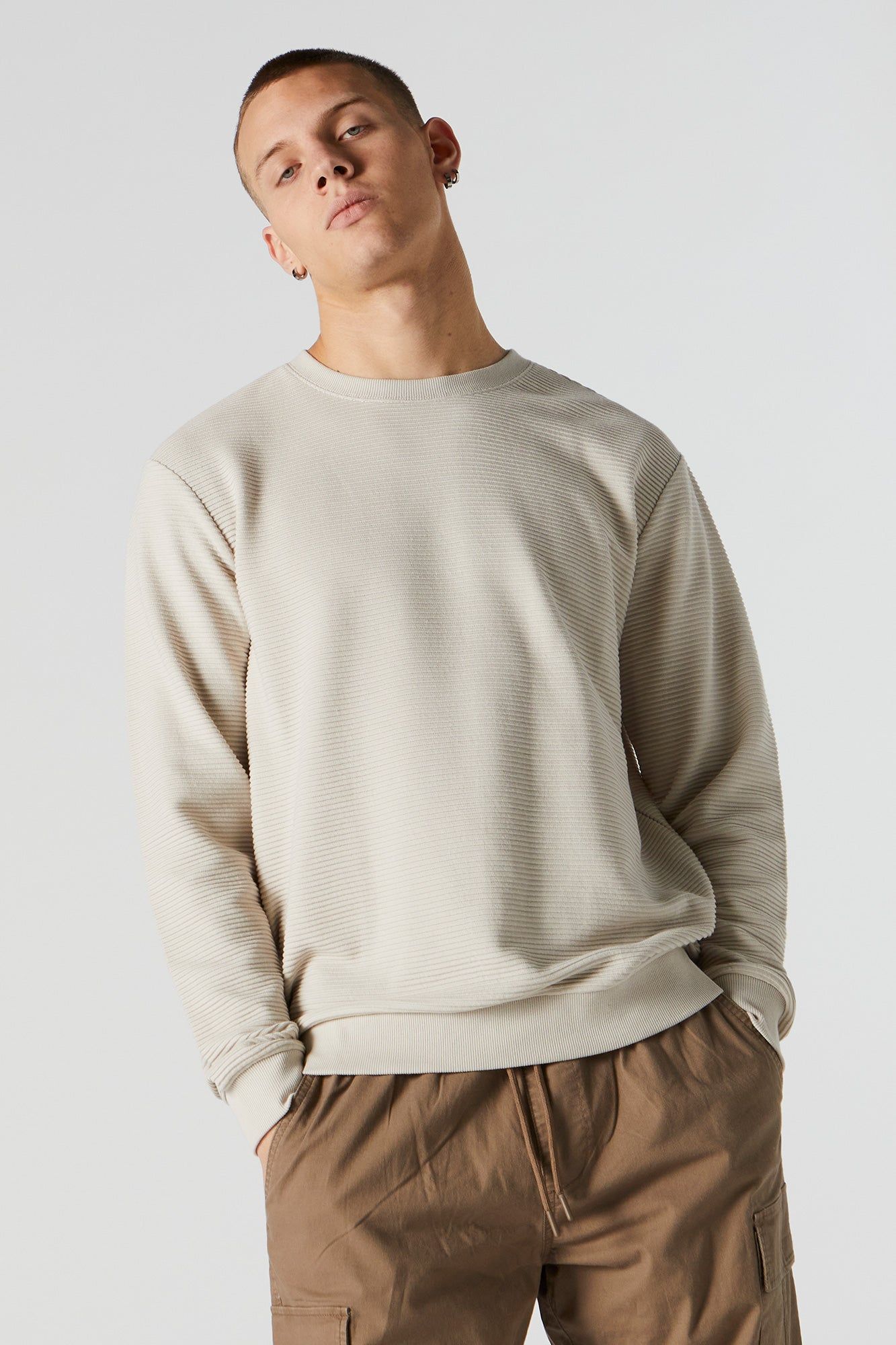 Fleece Sweatshirt sold by Charlotte Russe