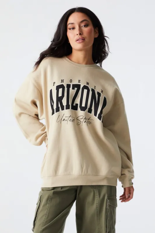 Arizona Graphic Sweatshirt sold by Charlotte Russe
