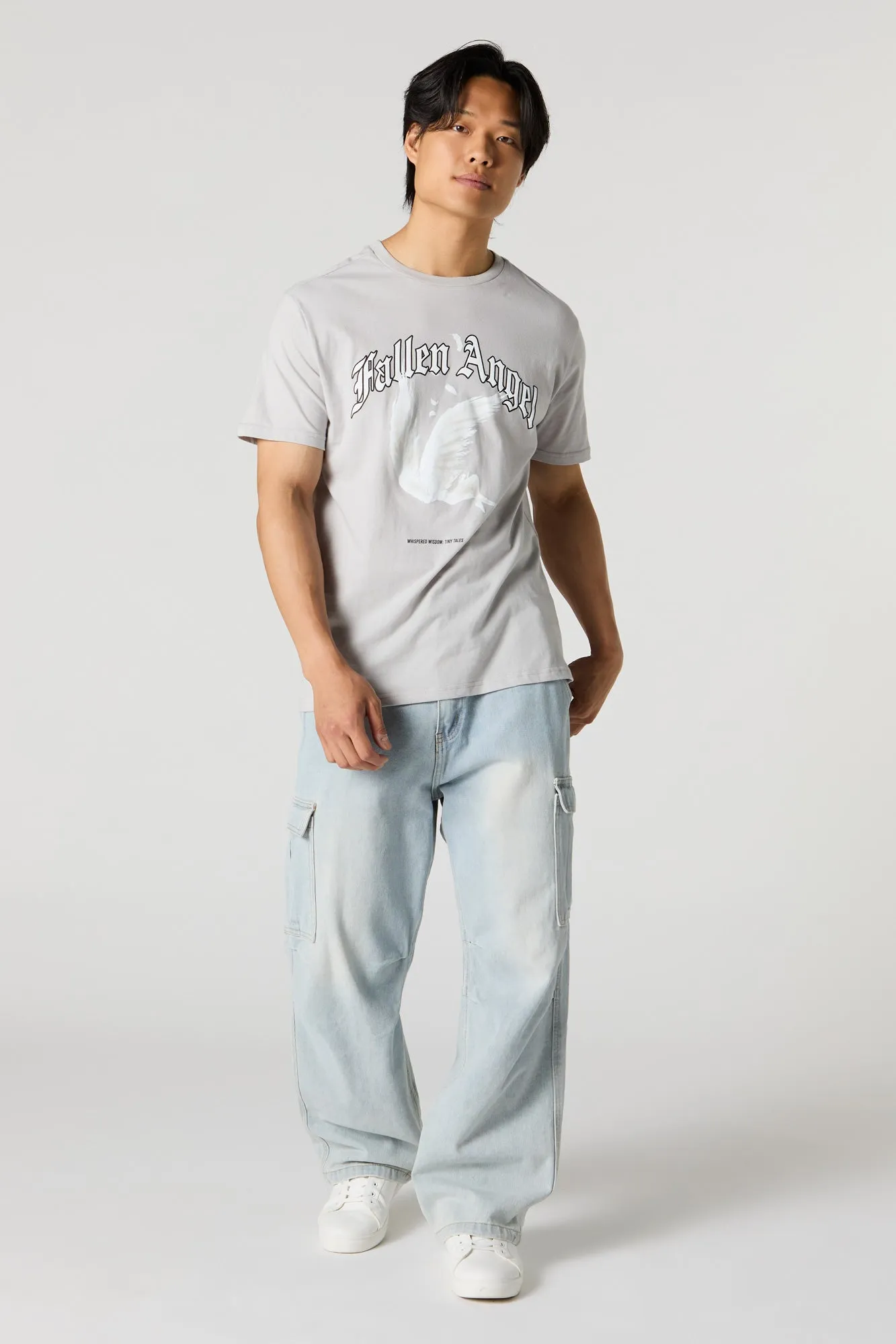 Fallen Angel Graphic T-Shirt sold by Charlotte Russe product image thumbnail 2