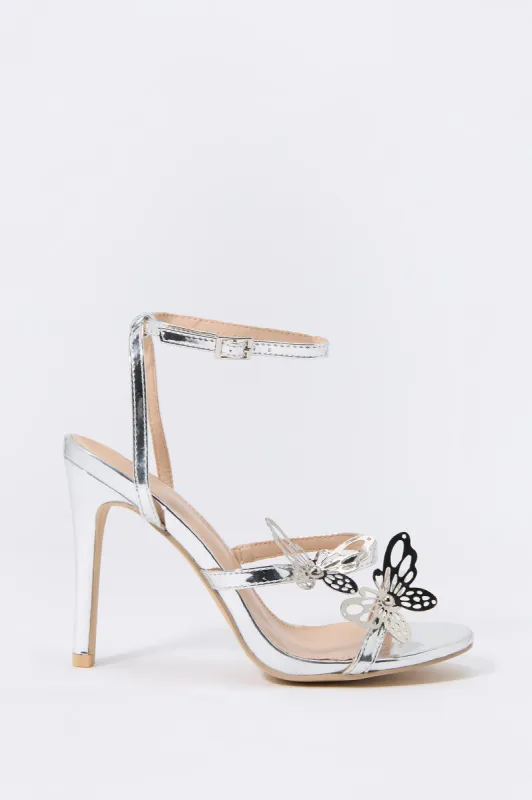 Strappy Butterfly Stiletto Heel sold by Charlotte Russe