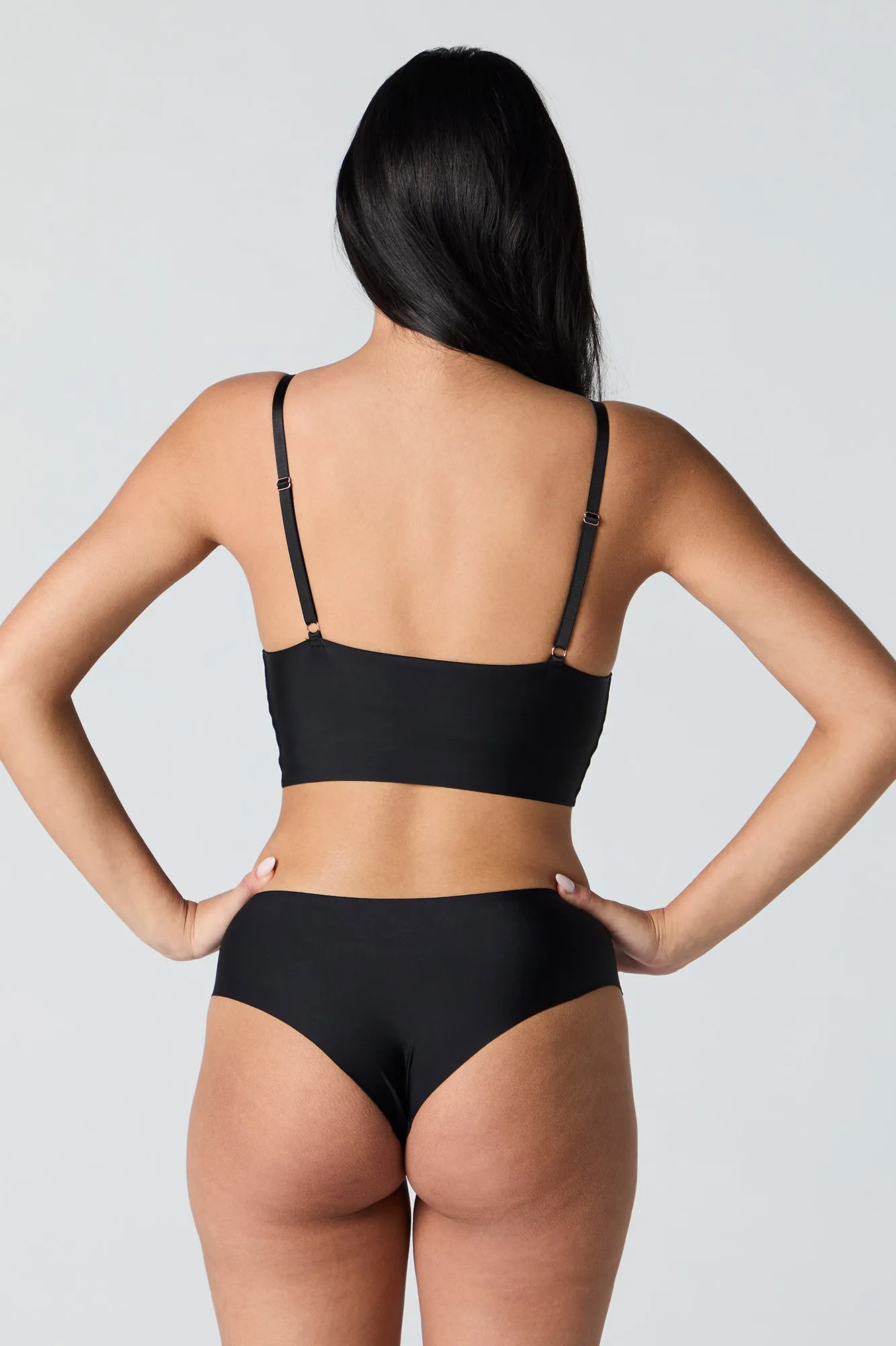 No Show Cheeky Panty (3 Pack) sold by Charlotte Russe product image thumbnail 4