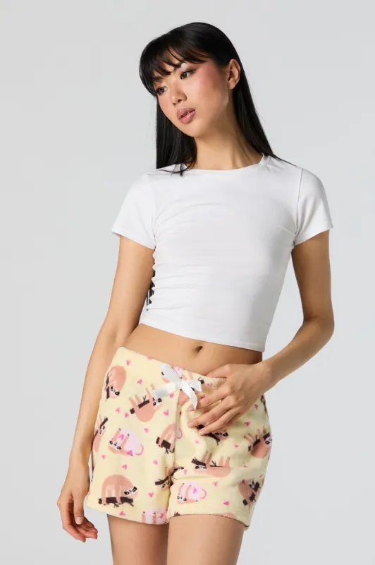 Plush Pajama Short sold by Charlotte Russe