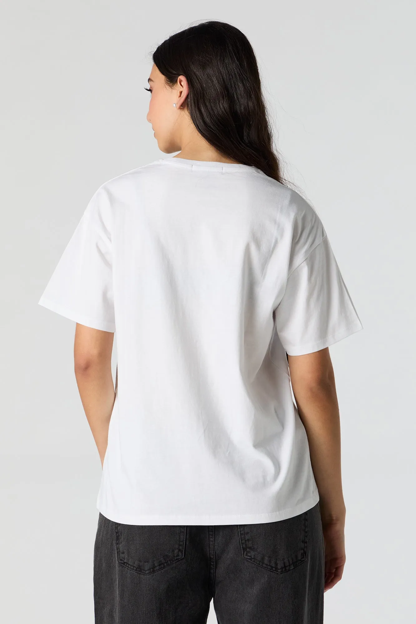 Paris Graphic Boyfriend T-Shirt sold by Charlotte Russe product image thumbnail 4