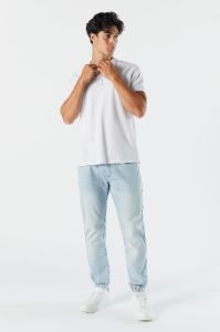 Light Wash Denim Jogger sold by Charlotte Russe
