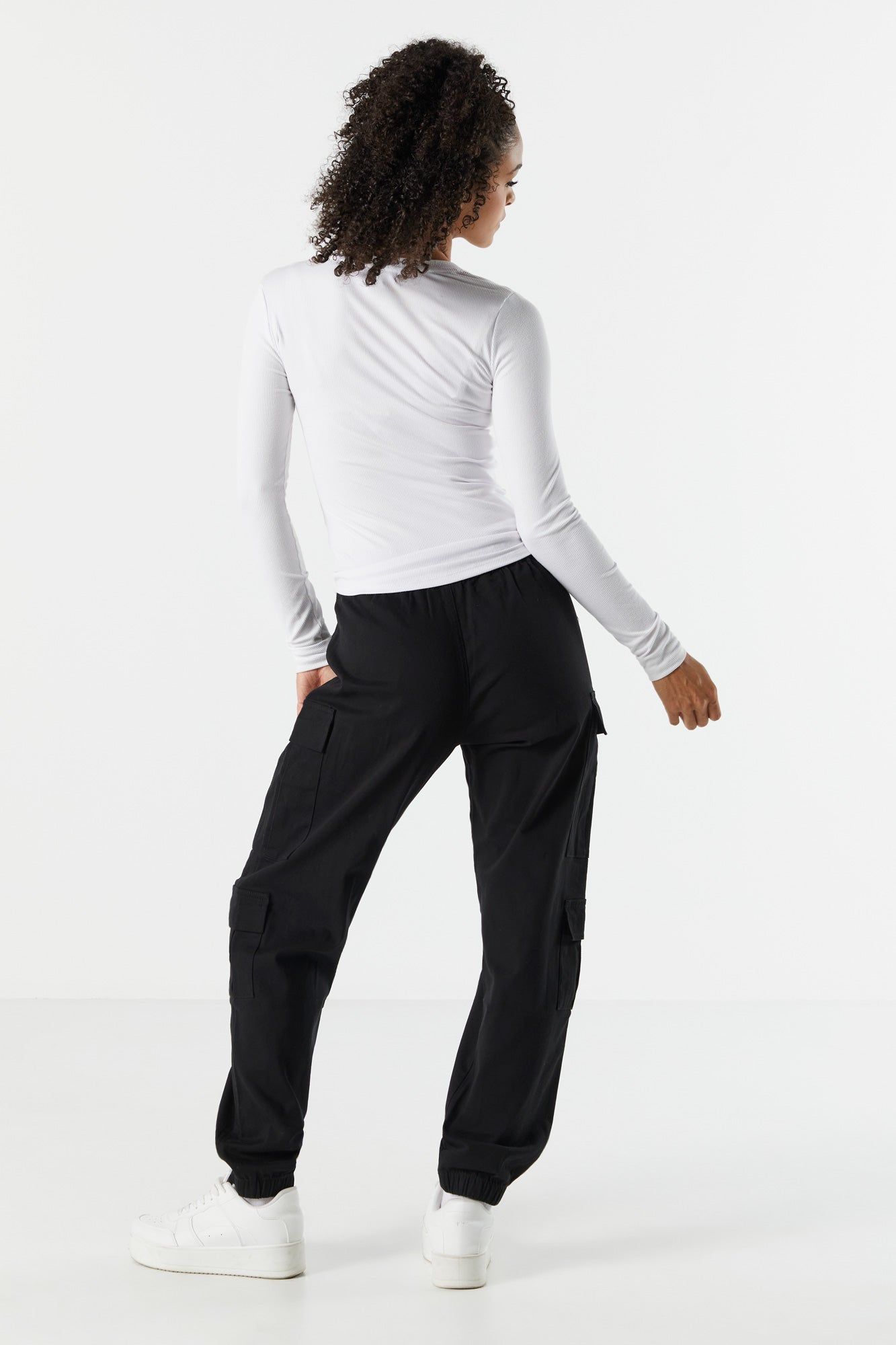 Multi Pocket Cargo Jogger sold by Charlotte Russe product image thumbnail 4