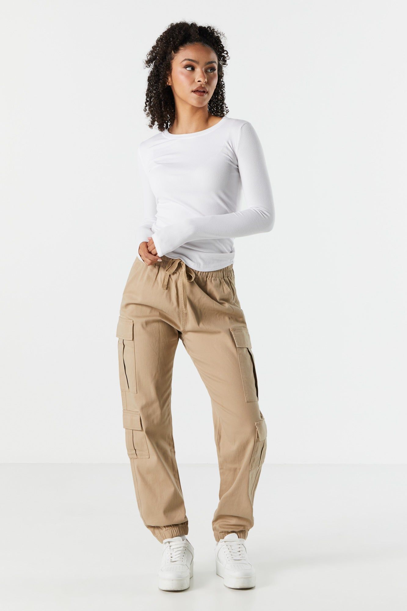 Multi Pocket Cargo Jogger sold by Charlotte Russe