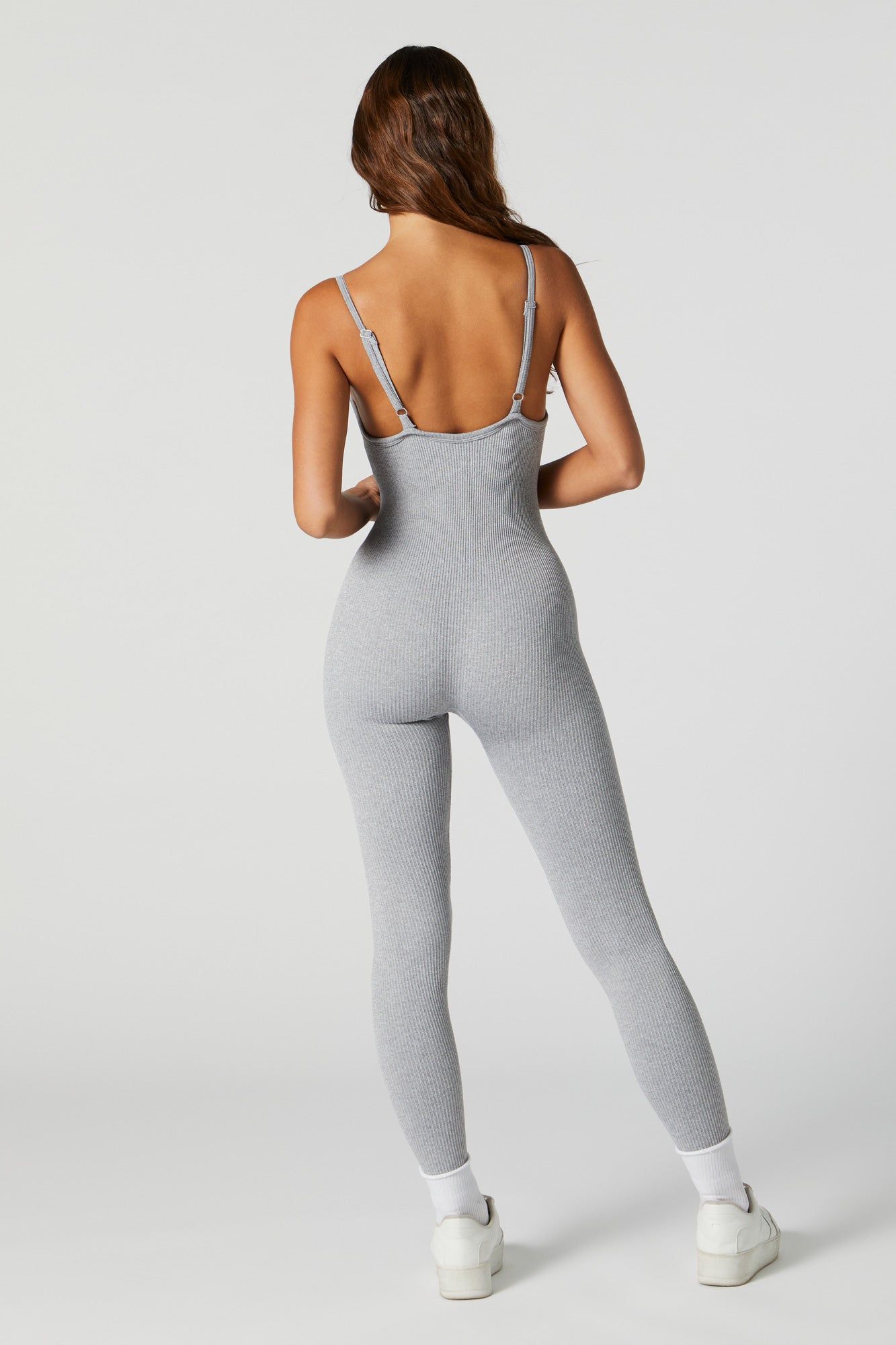 Sommer Ray Seamless Ribbed Catsuit sold by Charlotte Russe product image thumbnail 2