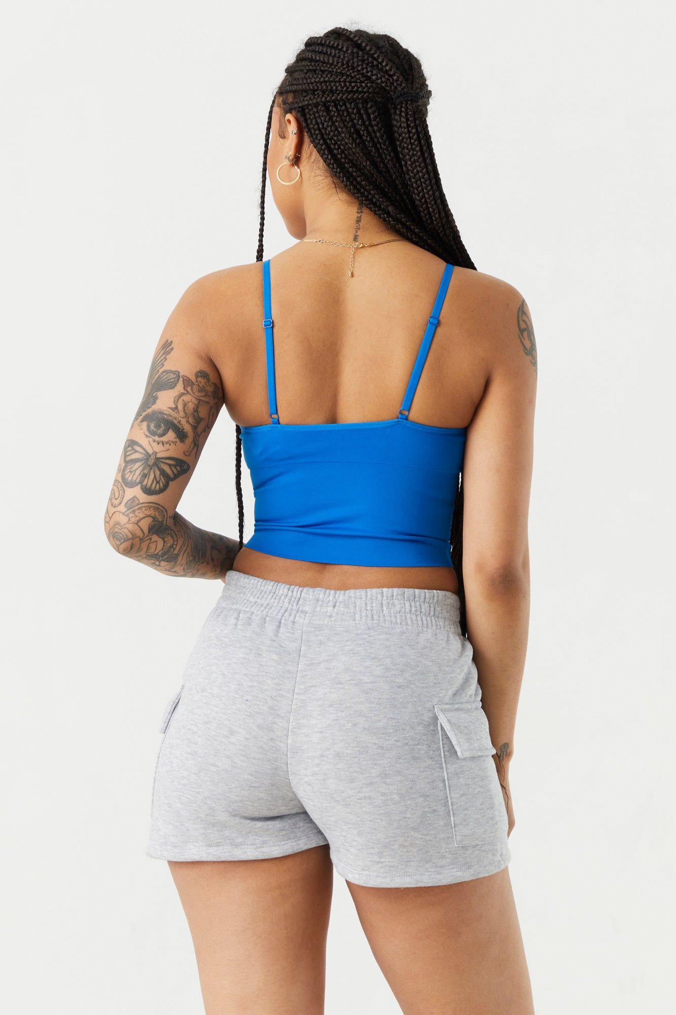 Seamless V-Neck Crop Tank sold by Charlotte Russe product image thumbnail 2