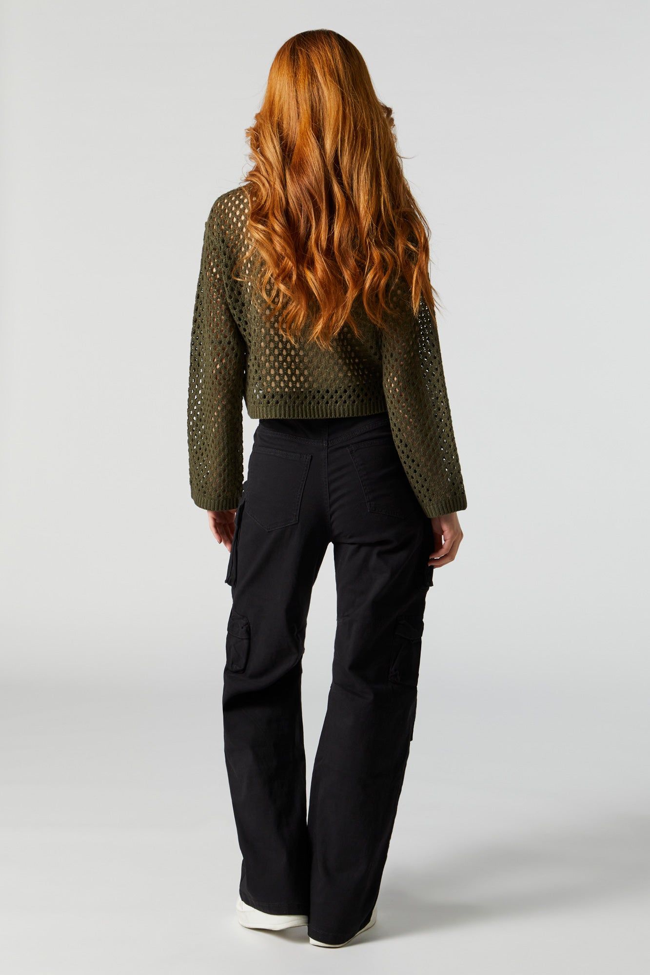 Twill Multi Cargo Pocket Straight Leg Pant sold by Charlotte Russe product image thumbnail 7