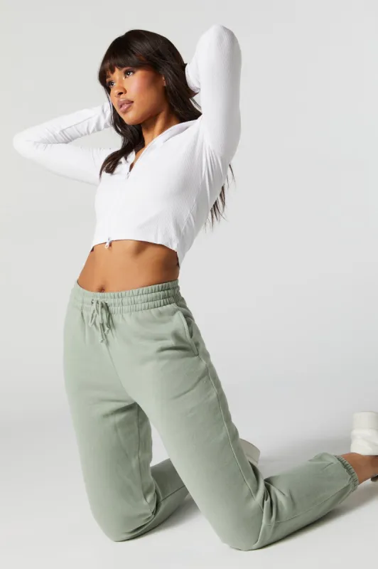Soft Fleece High Rise Jogger sold by Charlotte Russe