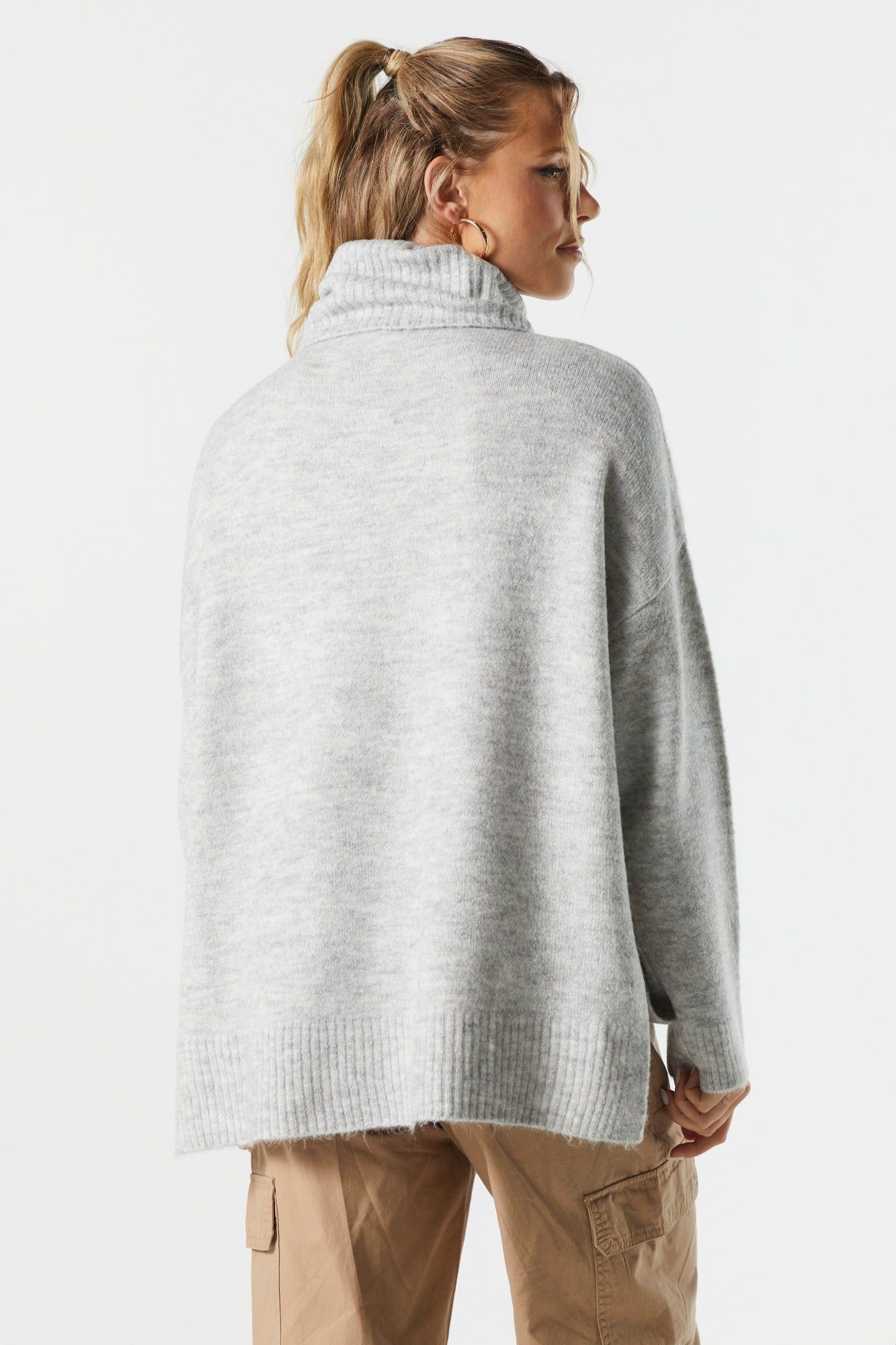 Knit Turtleneck Tunic sold by Charlotte Russe product image thumbnail 5